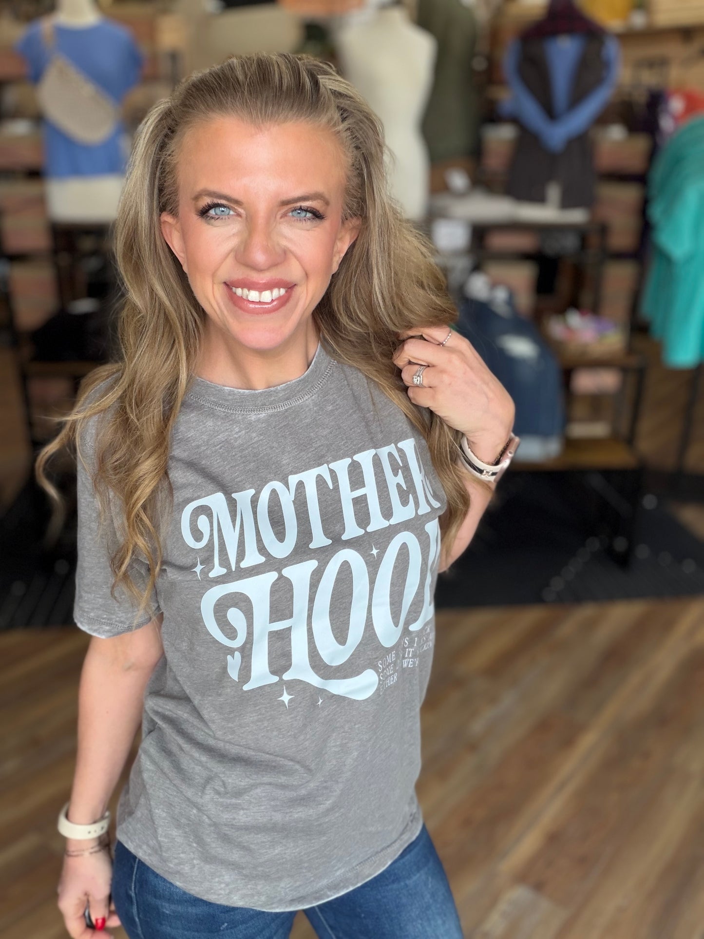 Motherhood Acid Wash Tee