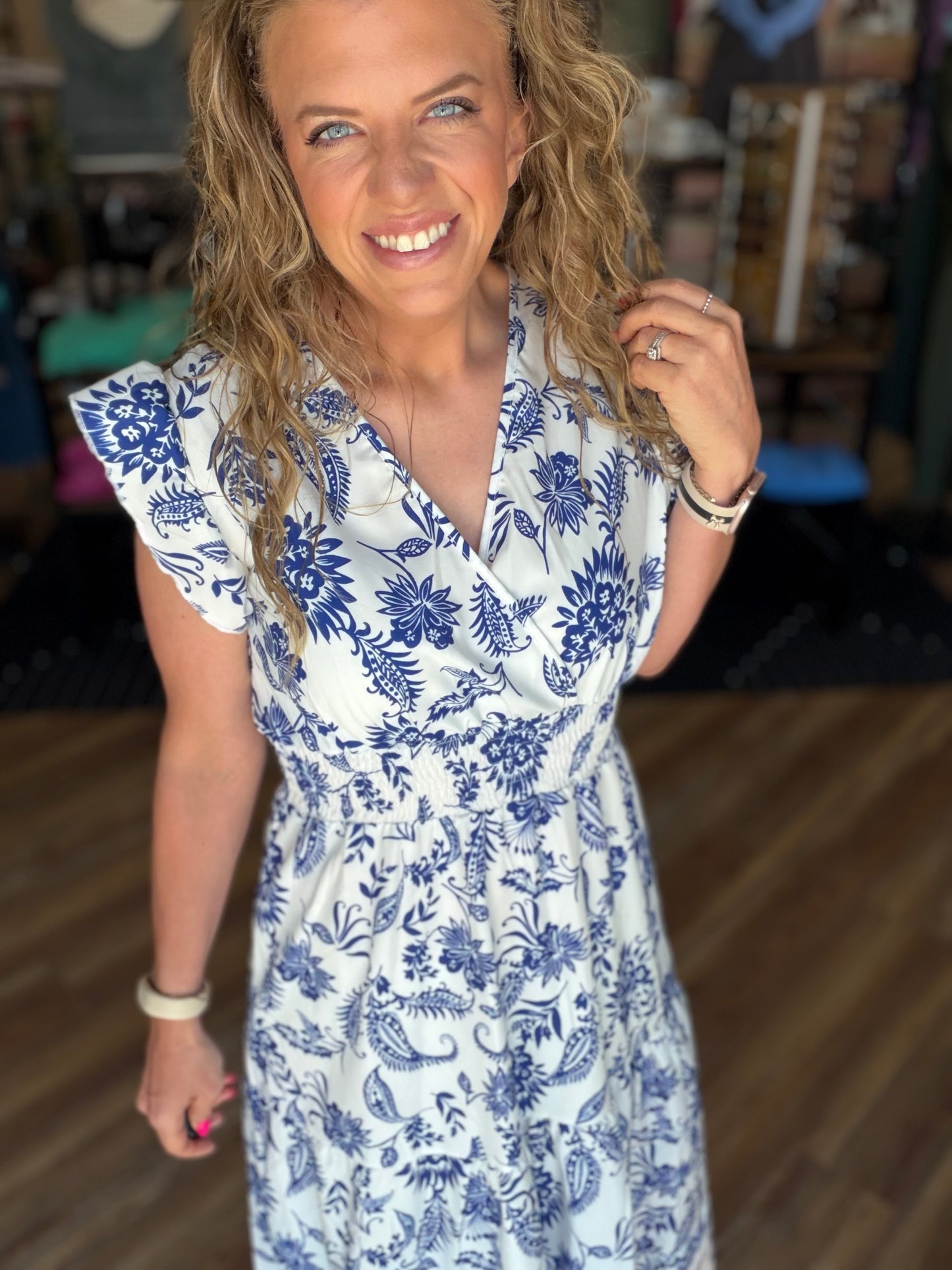 Butterfly Sleeve Dress