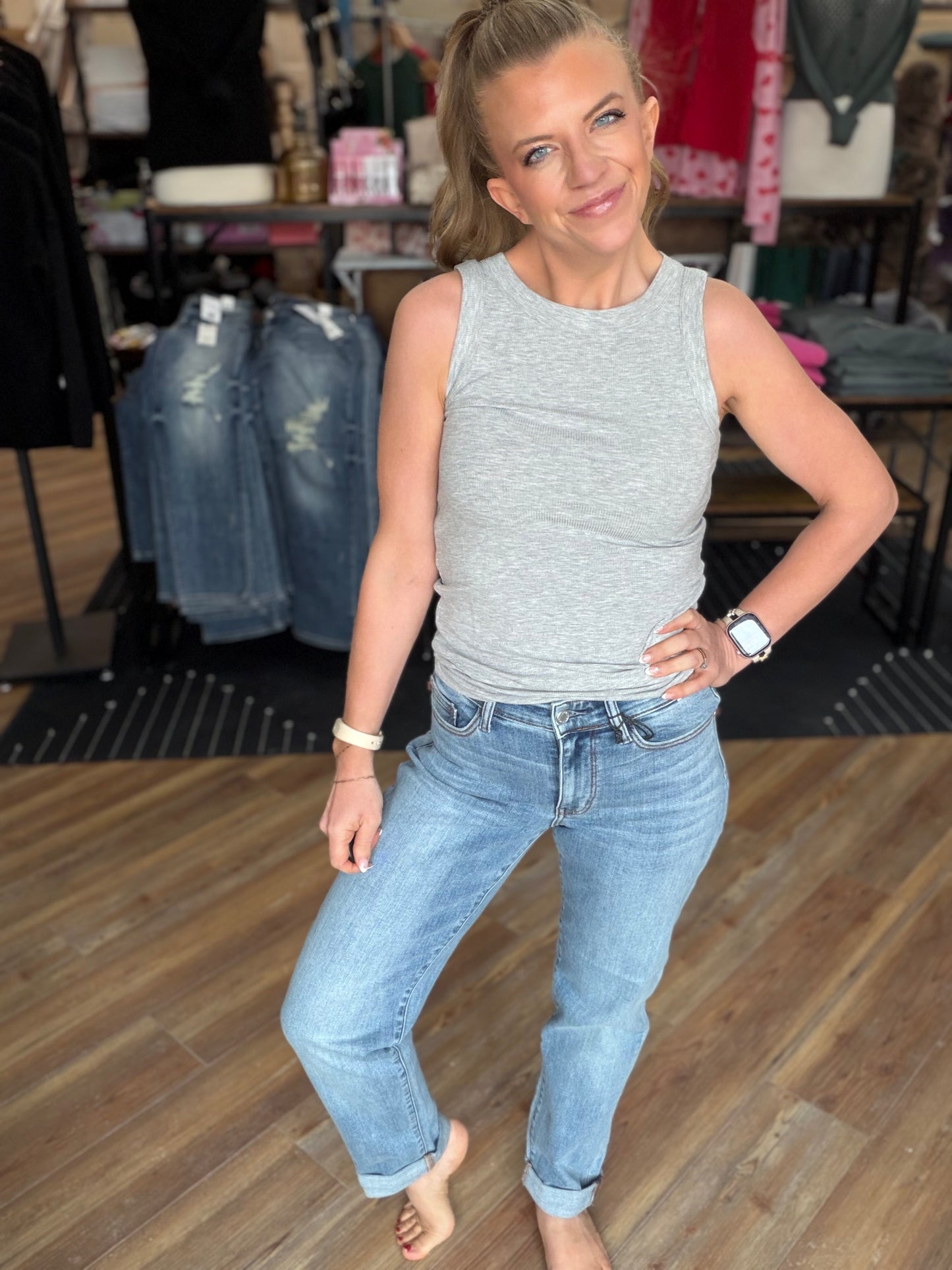 Bright Boyfriend Judy Blue Jeans