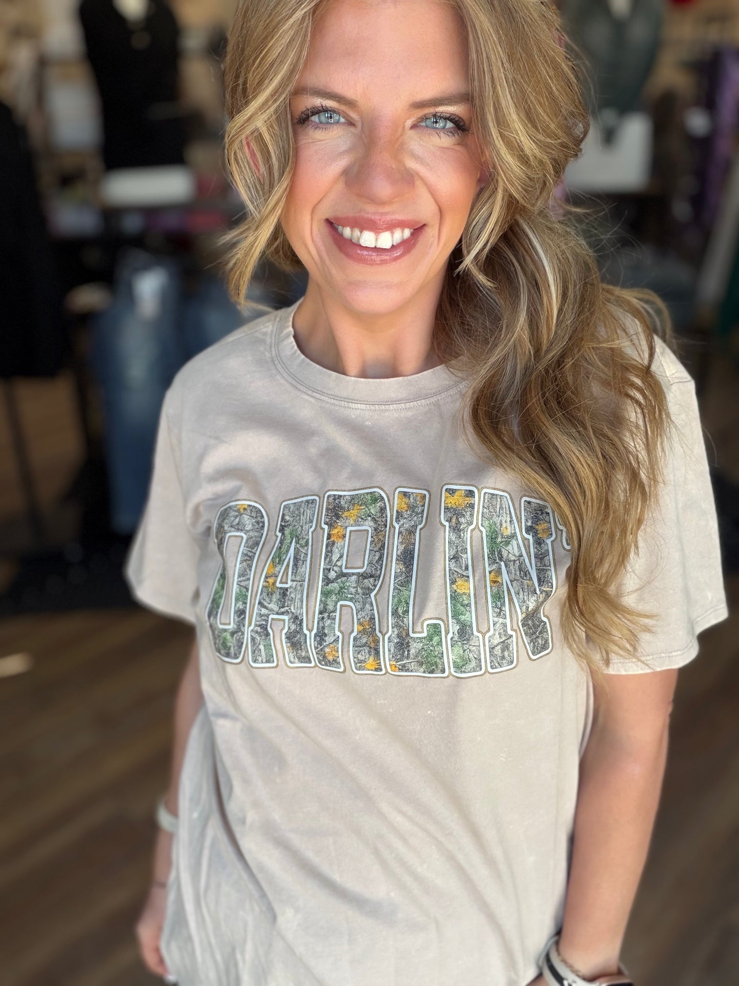 Hello Darlin' Acid Wash Tee