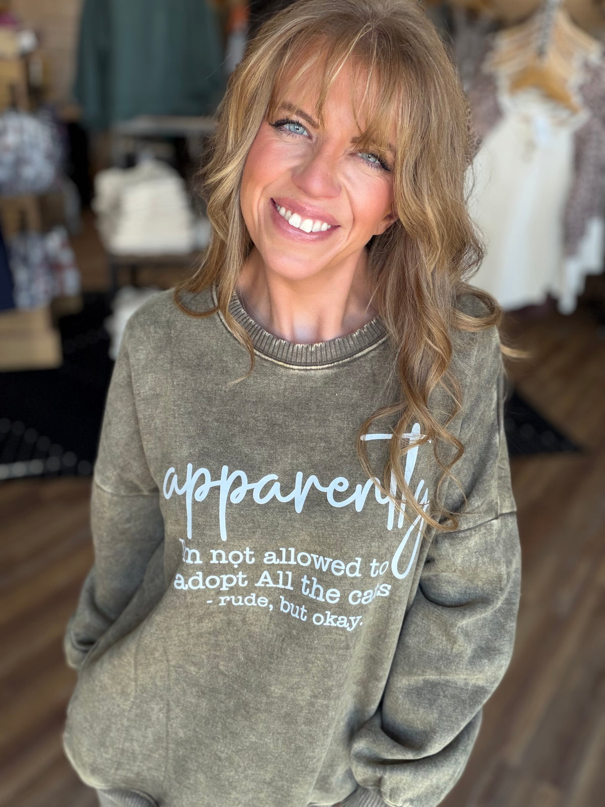 Adopt ALL The Cats Crew Sweatshirt